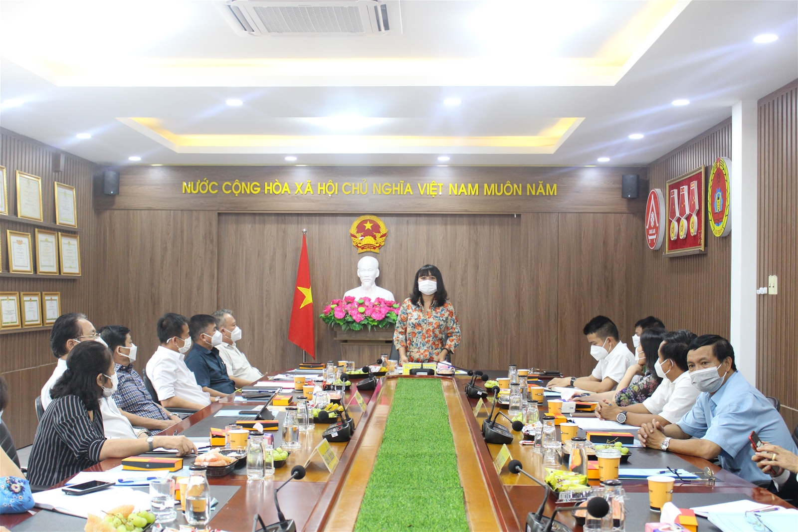 Hội nghị  Báo cáo kết quả thực hiện hỗ trợ cho trẻ em năm 2021  Triển khai kế hoạch hỗ trợ cho trẻ em năm 2022