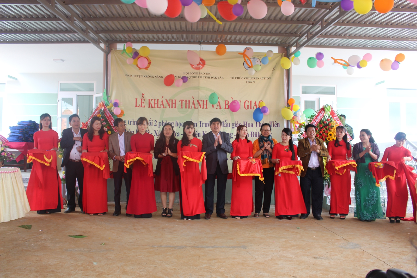 KHÁNH THÀNH ĐIỂM TRƯỜNG MẪU GIÁO CHO 100 TRẺ EM TẠI HUYỆN KRÔNG NĂNG