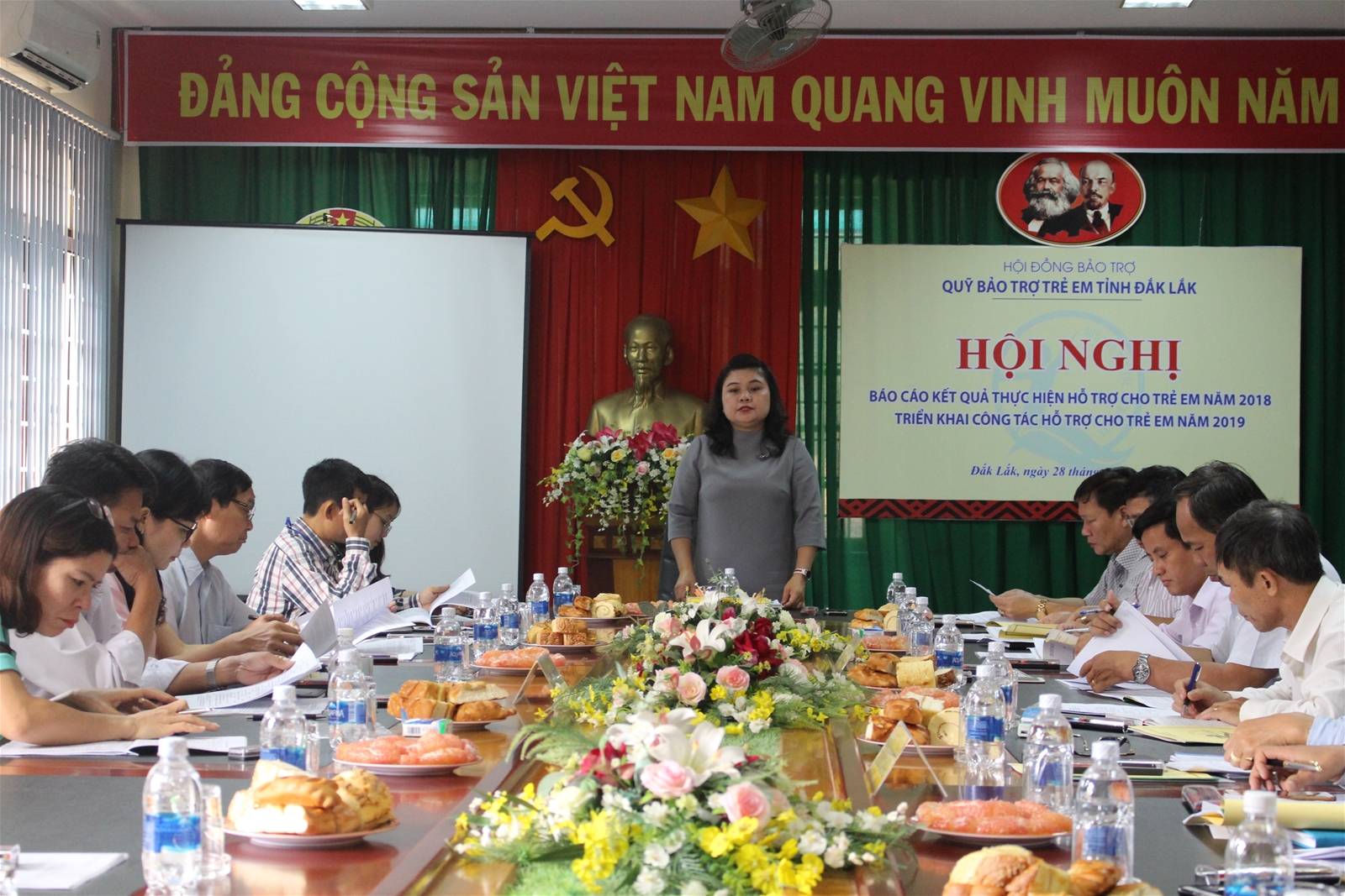 Hội nghị báo cáo kết quả thực hiện hỗ trợ cho trẻ em năm 2018. Triển khai công tác hỗ trợ cho trẻ em năm 2019
